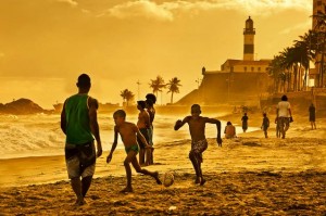 Beach football in Salvador de Bahia, Brazil. Courtesy: Andreas Zopf