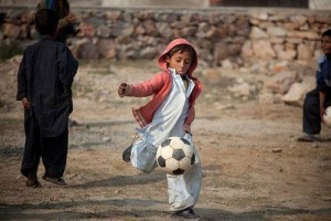 Pakistani kids are playing the game in full flow.