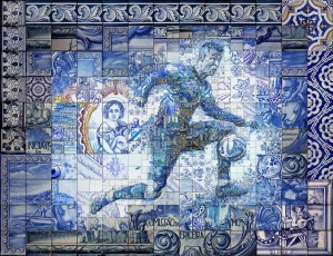 Mosaic artist pays tribute to C Ronaldo